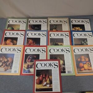 Lot of 13 Cook's Illustrated Magazines 2001-2004 Cooking Recipes Techniques